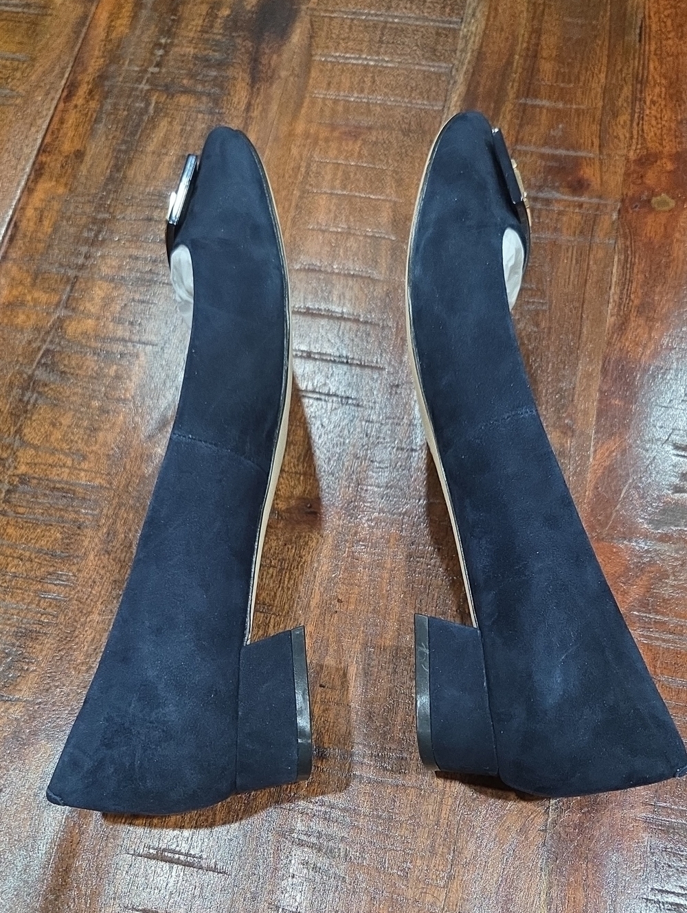 Tory Burch NIB Navy Suede GIGI Pump - Picture 6 of 10